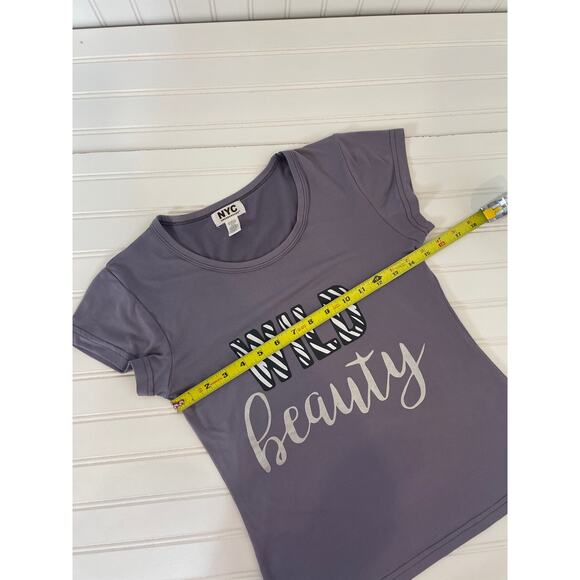 J. Crew & NYC Underground Wild Beauty T-Shirt & Belted Denim Pants Bundle Size S - Picture 3 of 9